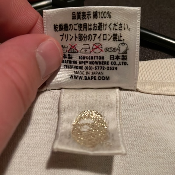 Bapex Lebron X unknown tee - Picture 5 of 7